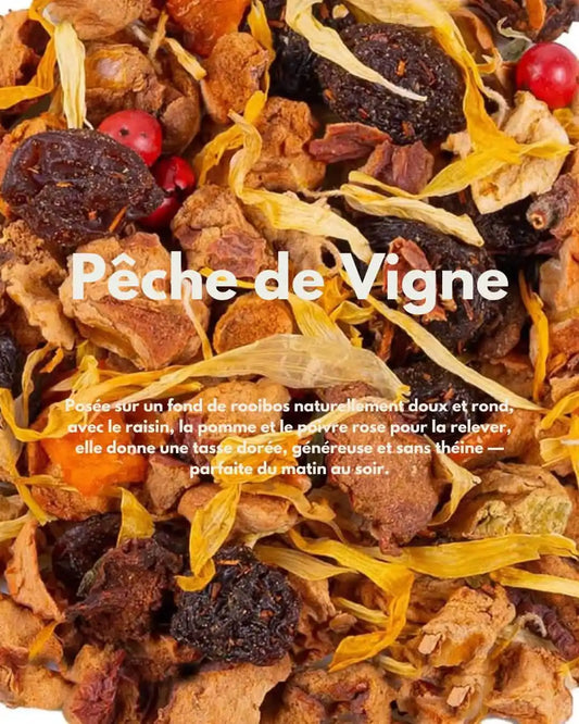 Pêche de Vigne — Infuso Rooibos Pesca Uva Senza Teina