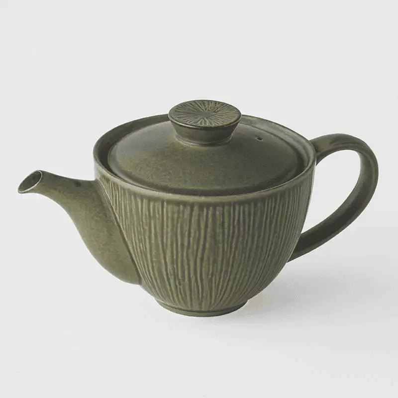 Théière Sencha 400ml – Porcelaine Minoyaki – Vert Forêt - THÉ - OLOGY
