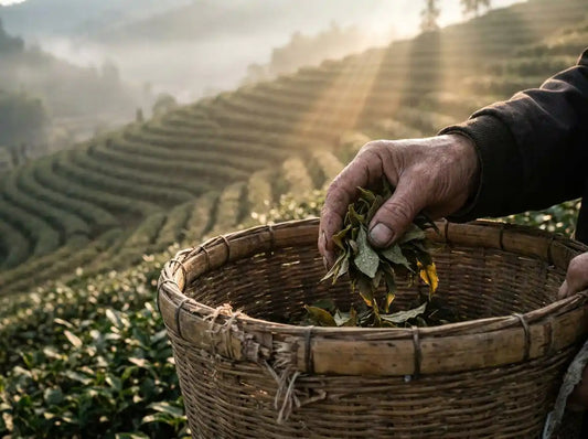 De l'arbre à la tasse : le voyage d'une feuille de thé pur