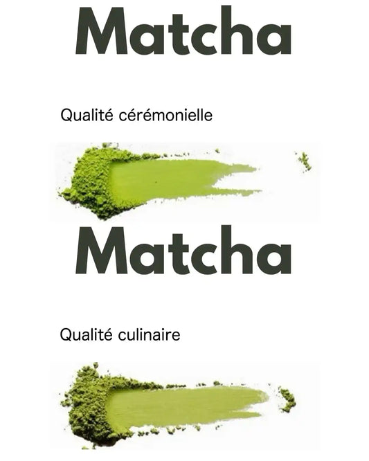 Matcha de cérémonie ou culinaire
