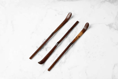Cuillère Fourreau Artisanale — Bambou Fumé