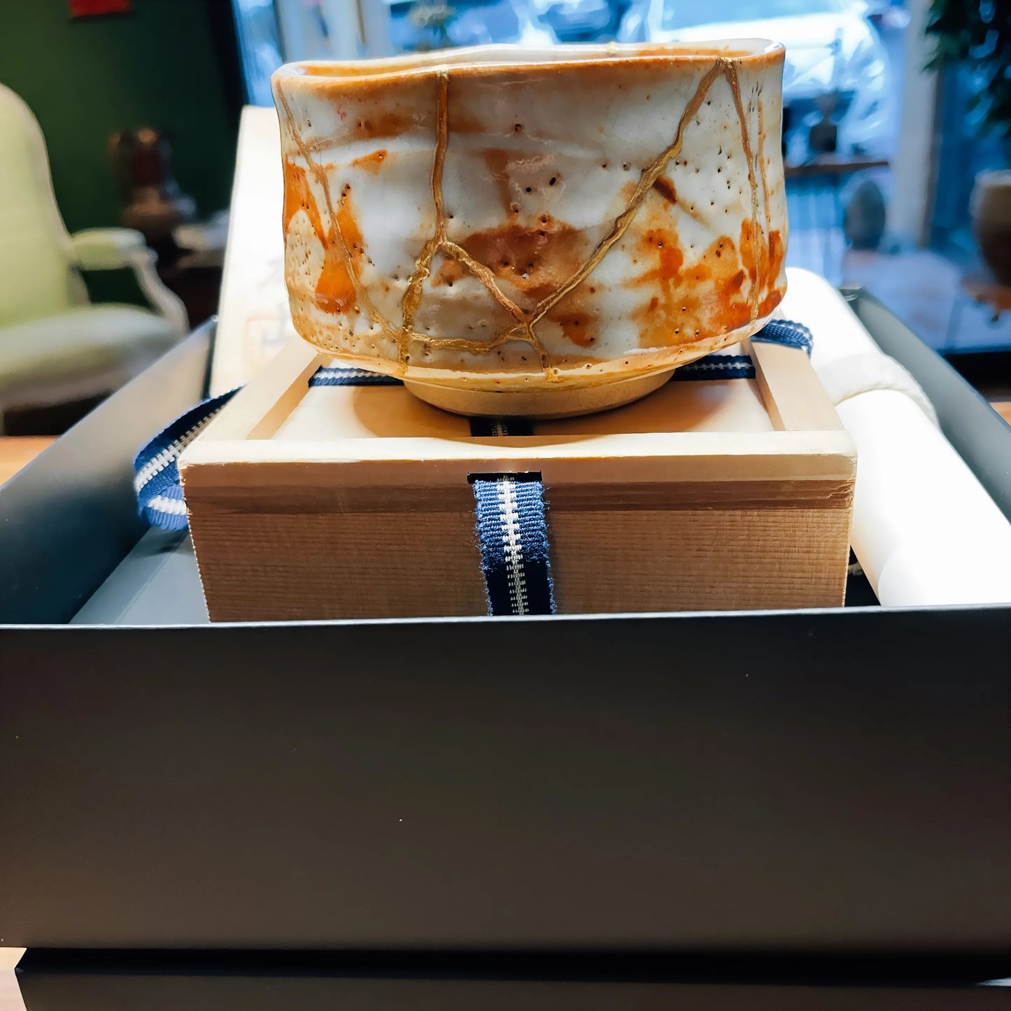 Chawan Shino Kintsugi Or 24K
