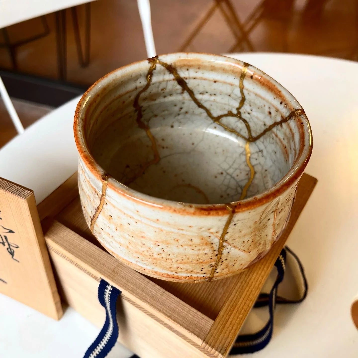 Chawan Shino Kintsugi Or 24K