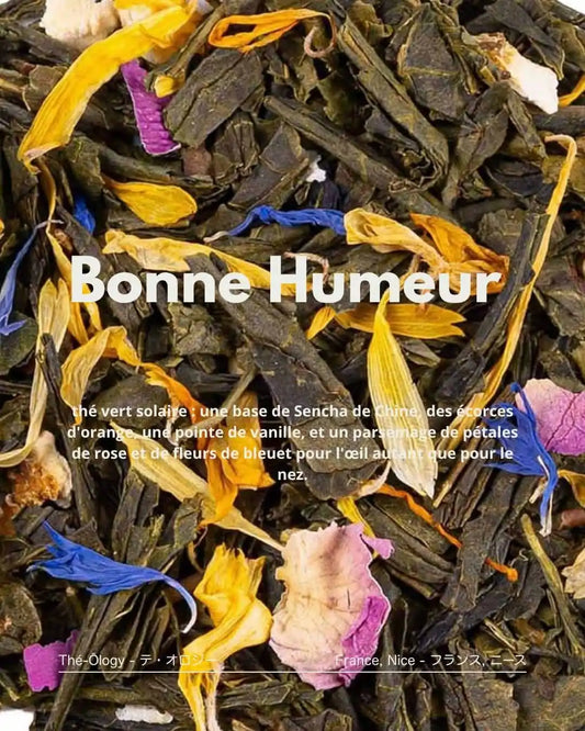 Bonne Humeur — thé vert orange, vanille & pétales de rose