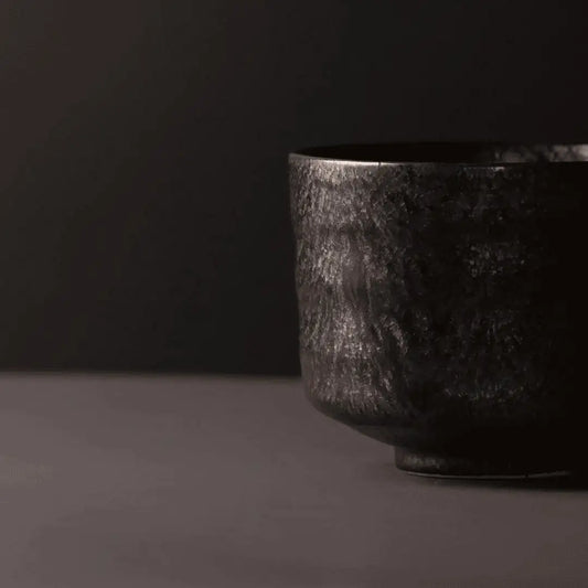 Bol Matcha Eclipse 350 ml – Céramique Noire Japonaise