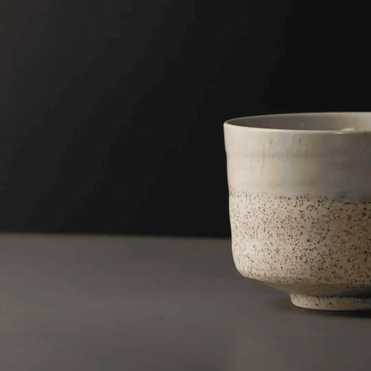 Bol à Matcha Aozora Fleck – Céramique Beige 350 ml