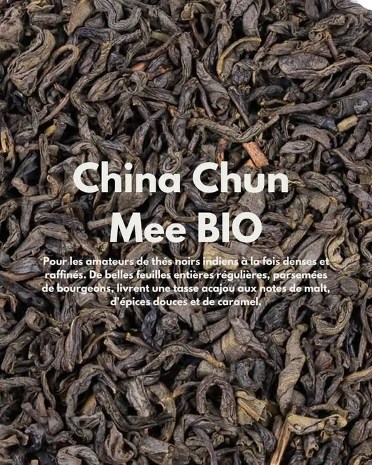 Cina Chun Mee Bio — tè verde cinese, dolce e leggermente affumicato