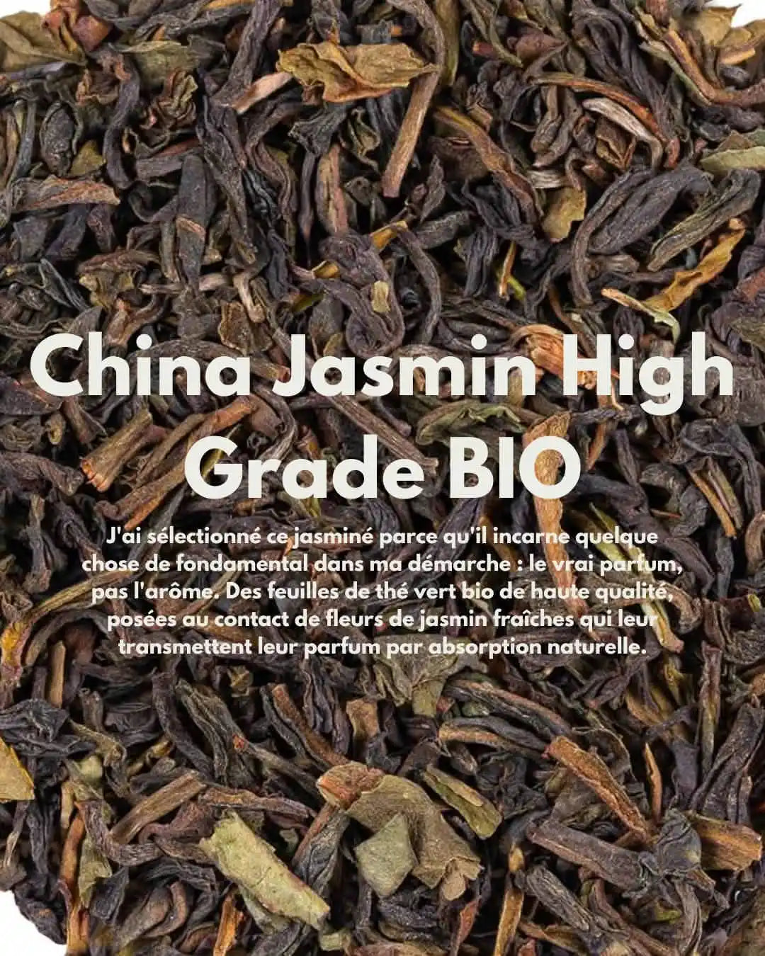 China Jasmin High Grade BIO — Thé Vert Jasminé Pur Bio Chine