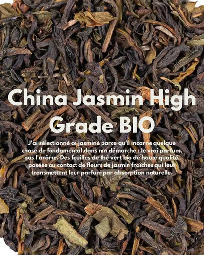 China Jasmin High Grade BIO — Thé Vert Jasminé Pur Bio Chine