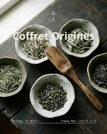 Coffret Origines — 5 thés rares, Chine & Japon