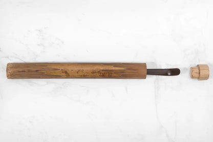 Cuillère Fourreau Artisanale — Bambou Fumé