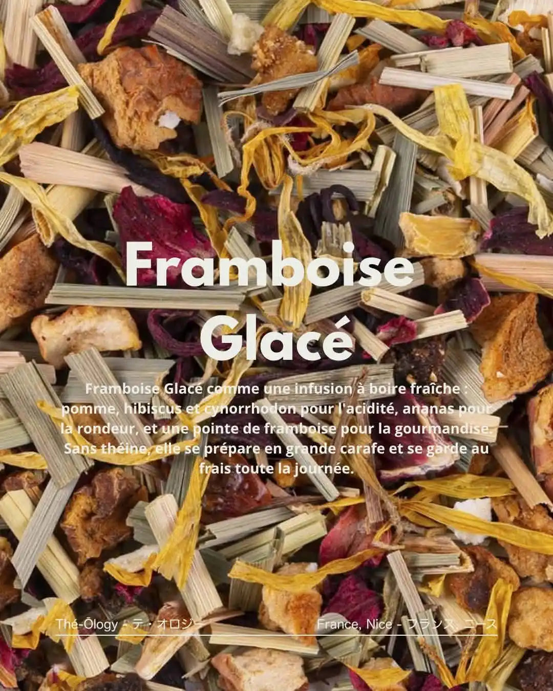 Framboise Glacé — infusion pomme, hibiscus & framboise, fraîcheur fruitée