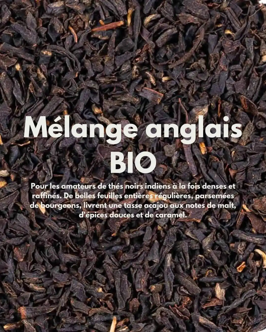 Mélange Anglais Bio — thé noir de petit-déjeuner, corsé & malté