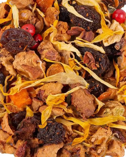 Pêche de Vigne — Infusion Rooibos Pêche Raisin Sans Théine
