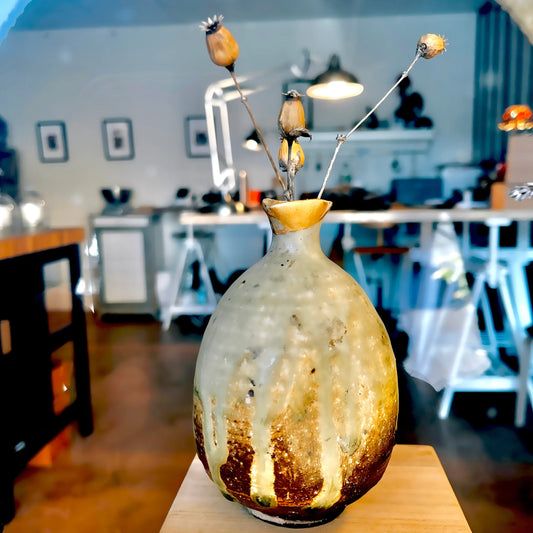 Ancien Pot à Saké Kintsugi Or 24K - Thé premium THÉ-OLOGY - KINTSUGI