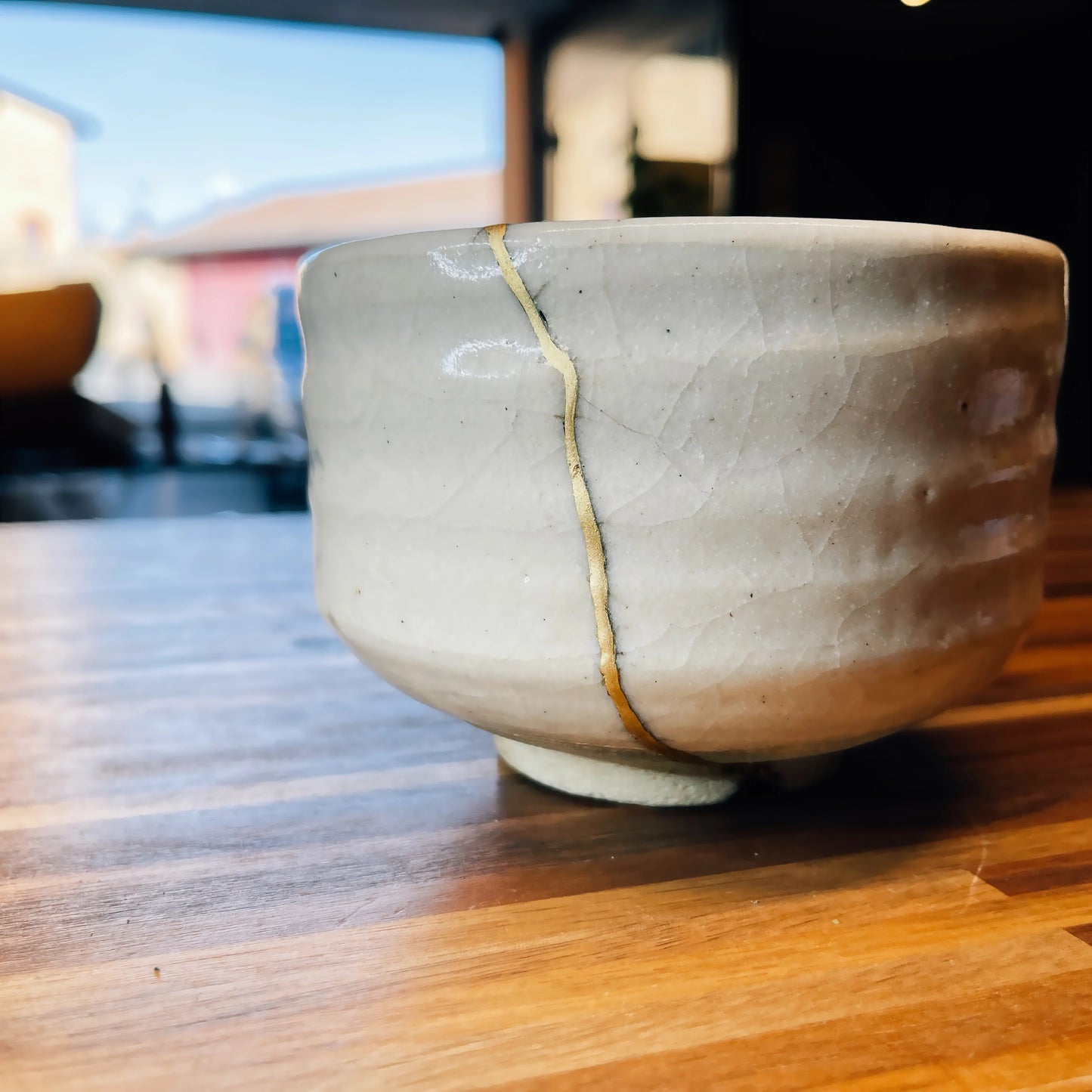 Chawan Shino Shigaraki Kintsugi Or 24K