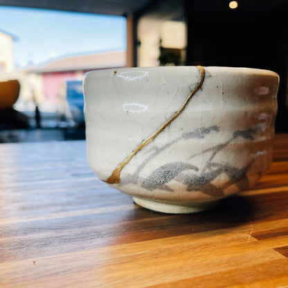 Chawan Shino Shigaraki Kintsugi Or 24K