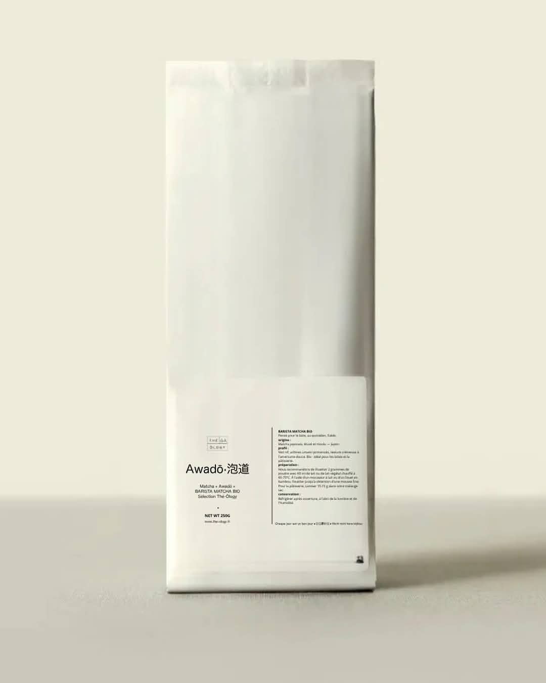 Awadō·泡道 - Matcha Barista Bio – Latte & Pâtisserie