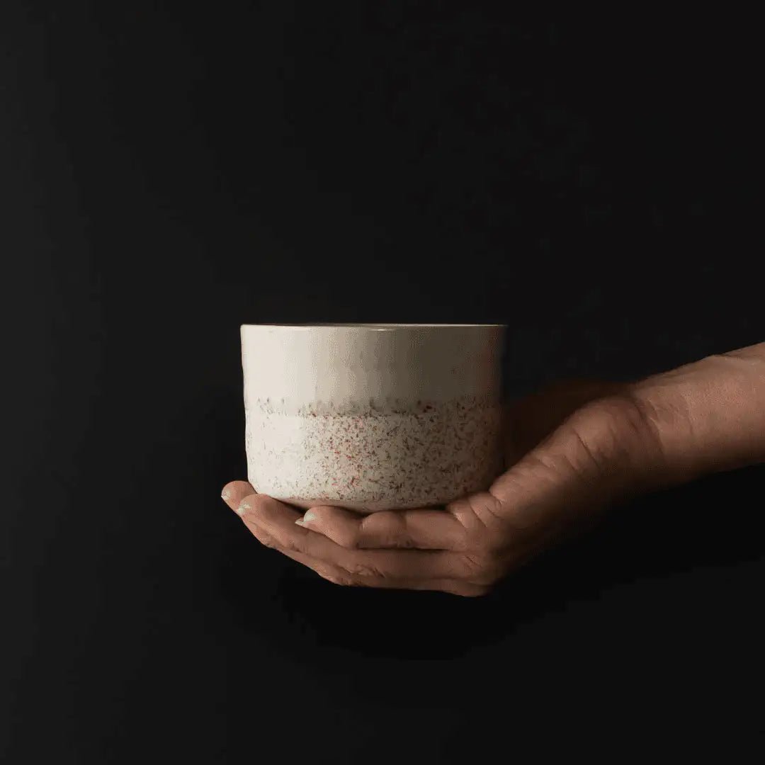 Bol à Matcha Aozora Fleck – Céramique Beige 350 ml - THÉ - OLOGY