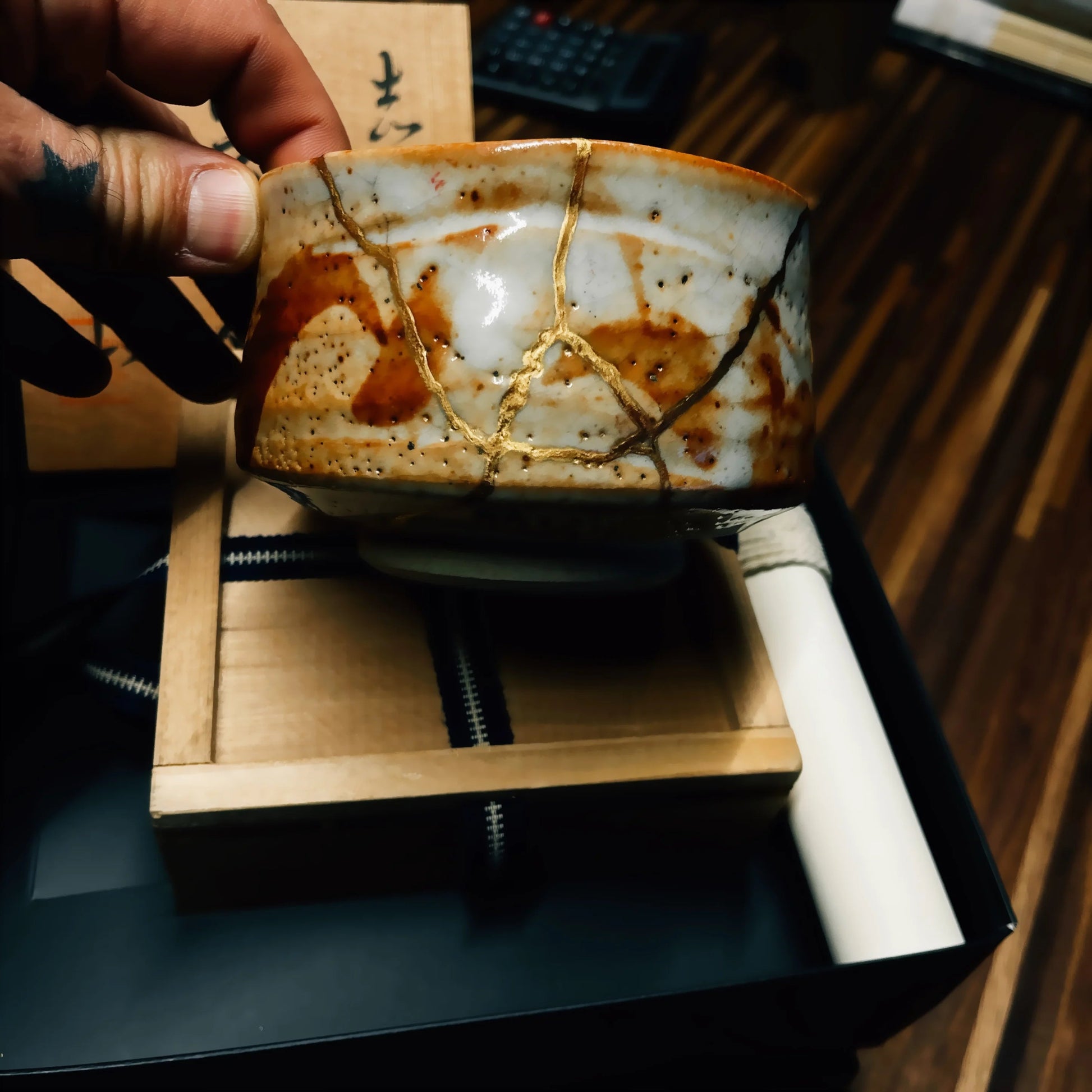 Chawan Shino Kintsugi Or 24K - THÉ - OLOGY