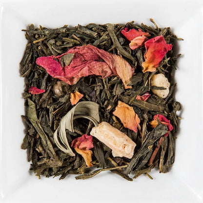 Couronne Impériale – Thé Vert Sencha, Papaye & Rose | THE - OLOGY - THÉ - OLOGY