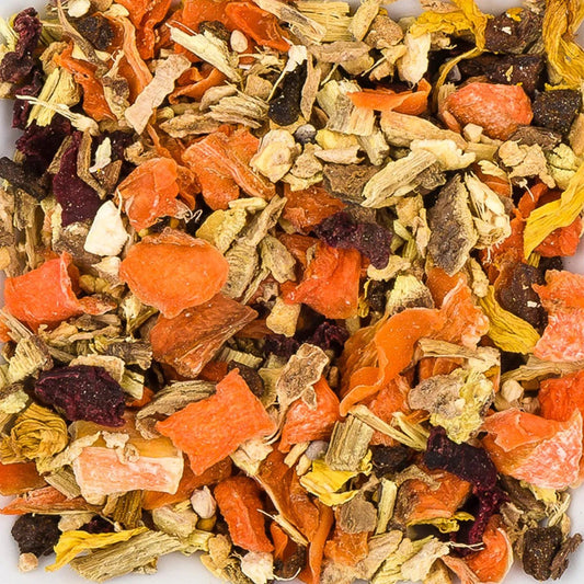 Élan Vital Bio – Infusion Gingembre, Carotte, Vitalité & Sans Théine | THE - OLOGY - THÉ - OLOGY