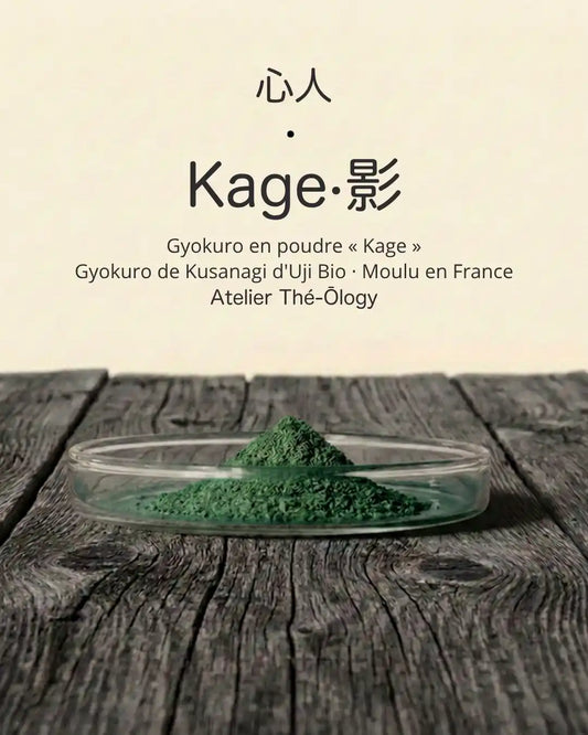 Gyokuro Moulu à la Meule — Thés d'Atelier, Umami d'Uji en Poudre (20g)