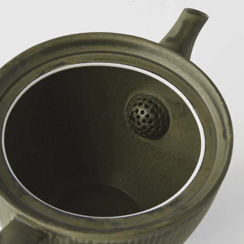 Théière Sencha 400ml – Porcelaine Minoyaki – Vert Forêt - THÉ - OLOGY
