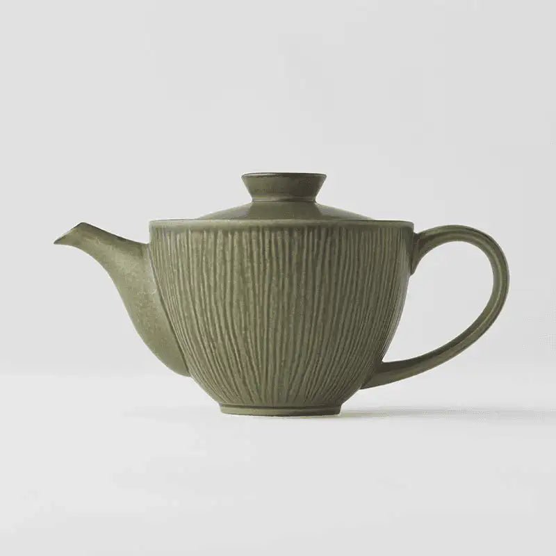 Théière Sencha 400ml – Porcelaine Minoyaki – Vert Forêt - THÉ - OLOGY