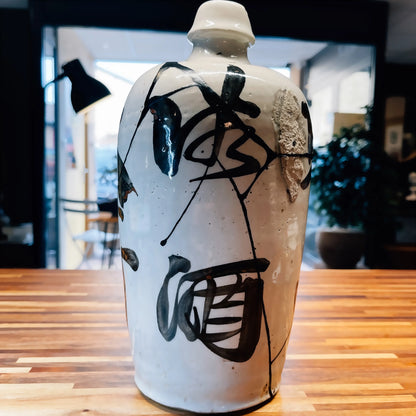 Tokkuri Antique XIXe Restauré Kintsugi Or 24K